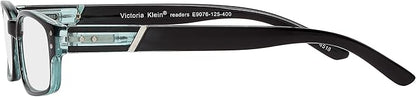 SAV Eyewear (Select-A-Vision) Victoria Klein Fashion Round Reading Glasses 9076 Blue, 1.25