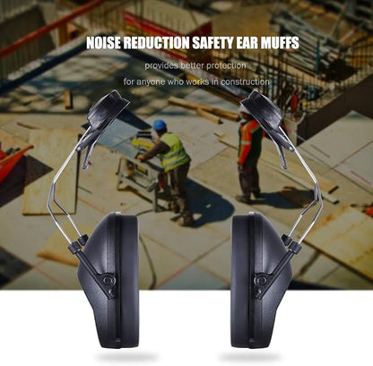Noise Cancelling Helmet Attachable Ear Muffs Blocking Sound Reduction Ear Protection for Construction Site,Adaptors