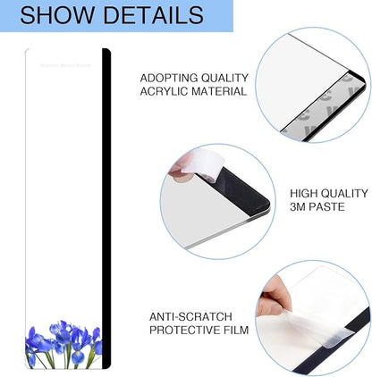 Office Desk Accessories 2pcs Multifunction Computer Monitor Memo Board - Transparent Computer Side Panel Memo Creative Monitor Side Panel Suitable for Office Home Desktop (Monitor Memo Board8#)