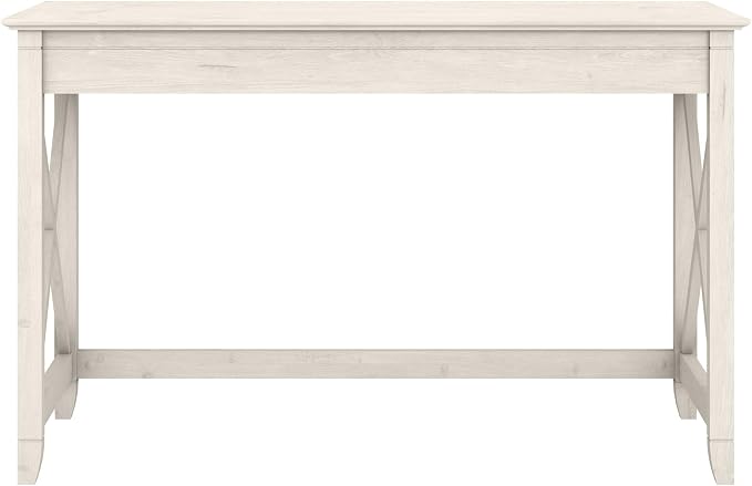 Bush Home Key West 48W Writing Desk in Linen White Oak