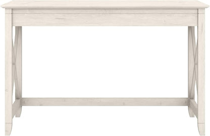 Bush Home Key West 48W Writing Desk in Linen White Oak