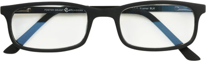 Foster Grant mens Kramer E.readers™ Reading Glasses Rectangular Blue Light Filtering Glasses