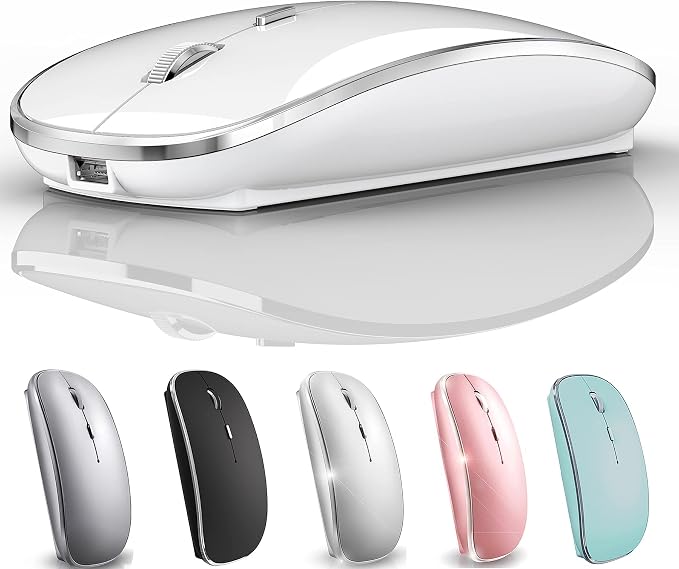 Bluetooth Mouse for iPad pro iPad Air Mac MacBook Pro MacBook Air MacBook Laptop Chromebook Win8/10/11 HP DELL PC
