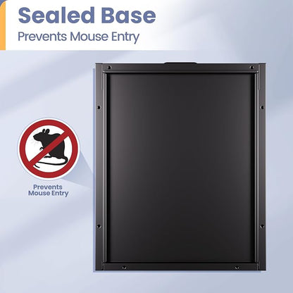 2-Drawer File Cabinet with Lock, Small Filing Cabinet Organizer for Hanging A4/Letter/Legal Size Folder, Under Desk Vertical Filing Cabinets for Home Office, Printer Stand, Black