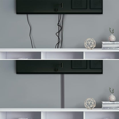 ZhiYo TV Cord Cover for Wall, 31.5 inch Cable Concealer, Cord Hider for Wall Mounted TV, Paintable Wall Cable Cover to Hide Wires, Grey Cable Raceway Kit, 2X L15.8in W1.5in H0.75in