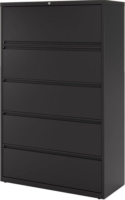 Lorell Telescoping Suspension Lateral Files - 5-Drawer