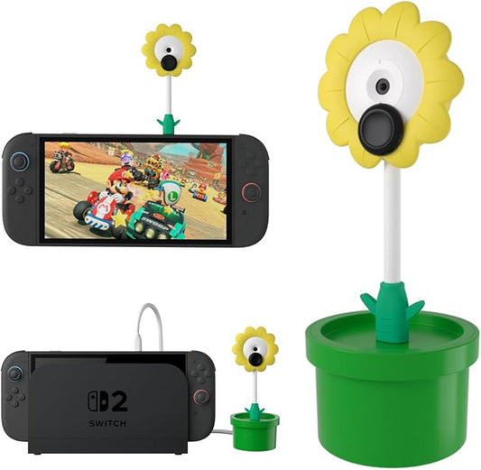 HD Camera for Switch 2, USB Video Camera for Nintendo Switch 2 | Video Game Camera for Switch 2, Privacy Sliding Lens Cover, Plug and Play, Auto Recognition, Cute Lollipop Design