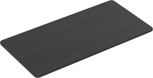 Giantex Universal Wood Table Top, 48 x 24 inch One-Piece Desktop & Sit to Stand Height Adjustable Home Office Desk Frame, Rectangular Workbench Top Board, Countertop DIY, Coffee Bar Tabletop, Black