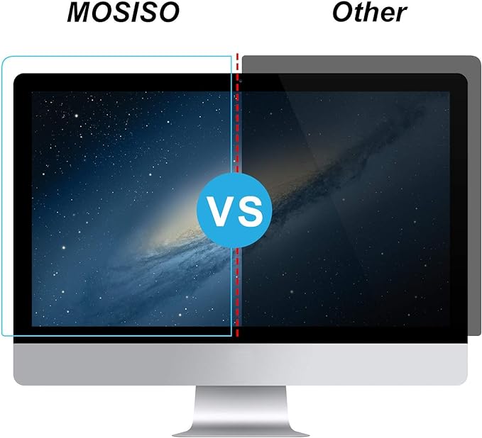 MOSISO 25-27 inch Computer Blue Light Blocking Screen Protector Anti-UV Eye Protection Filter Film Panel for Diagonal 25,25.5,26.5,27 inch 16:9 Widescreen Desktop PC LED Monitor(25x16.34 inch/LxW)