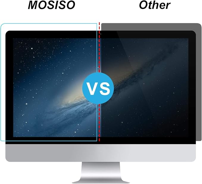 MOSISO 20-22 inch Computer Blue Light Blocking Screen Protector Anti-UV Eye Protection Filter Film Panel for Diagonal 20,21.5,22 inch 16:9 Widescreen Desktop PC LED Monitor(19.29 x 12.48 inch/L x W)