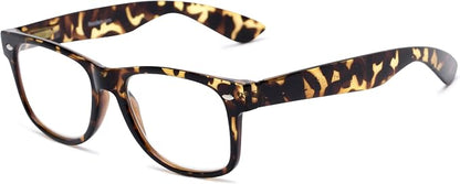 Readers Readers.com Reading Glasses: The Dash Blue Light, Metal rectangle Style for Men and Women
