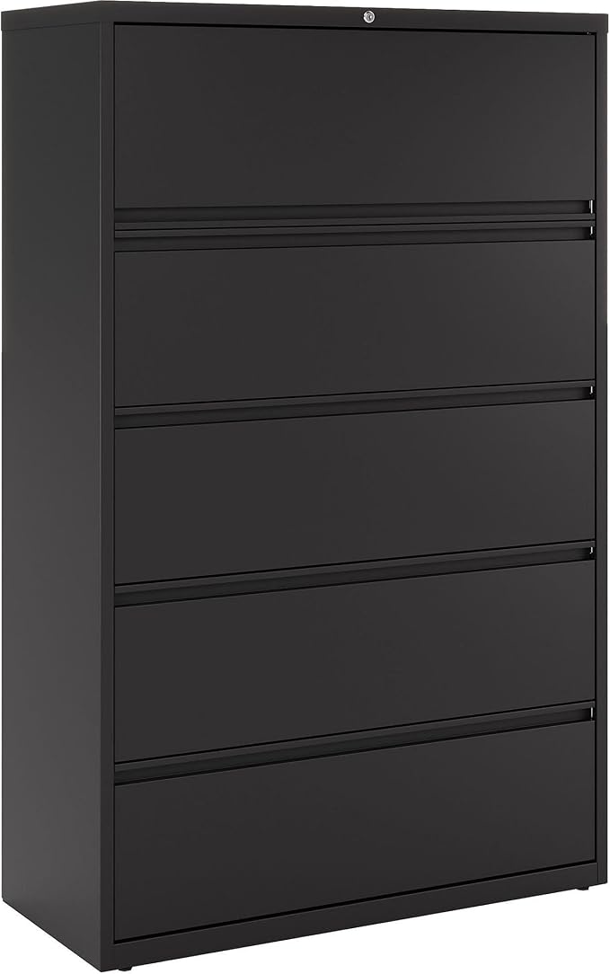 Lorell Telescoping Suspension Lateral Files - 5-Drawer