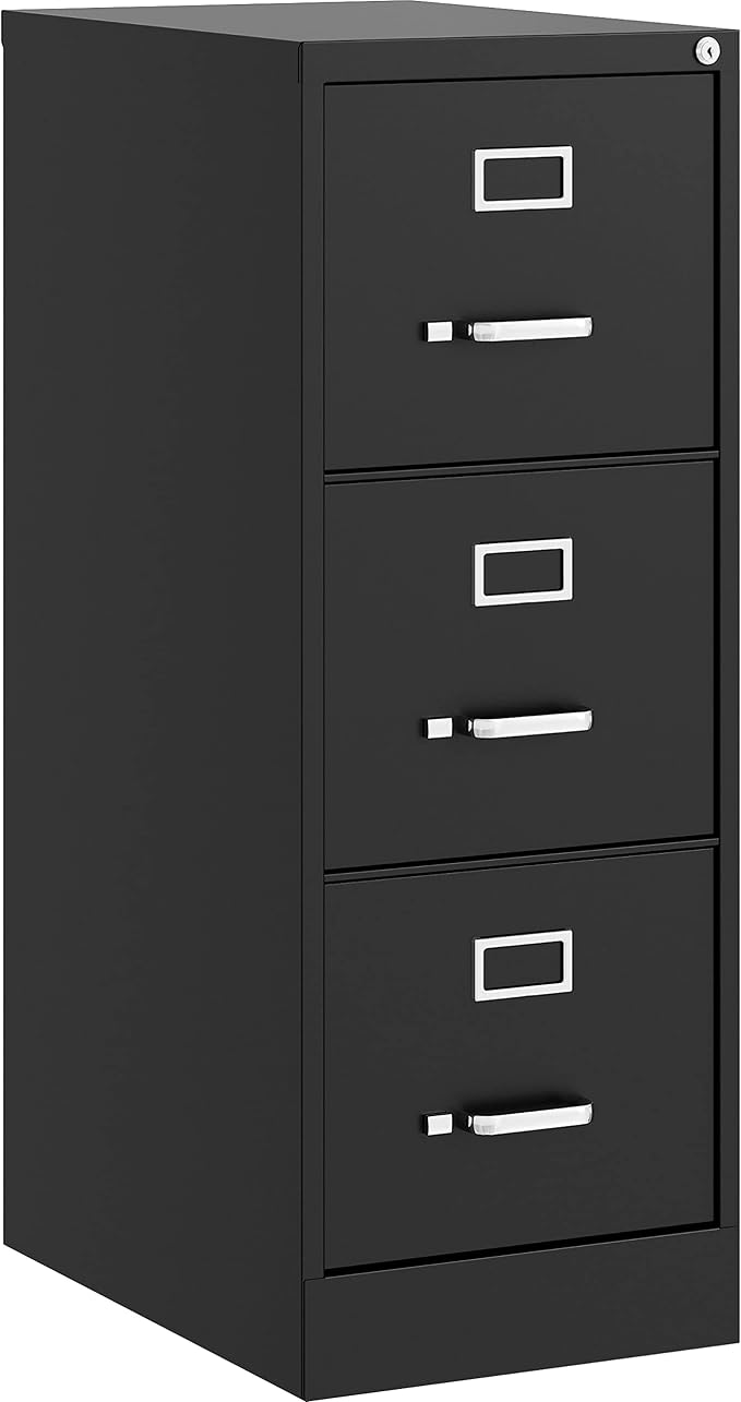 Lorell Commercial-Grade Vertical File, Black