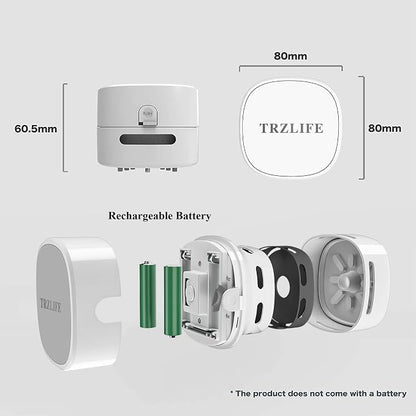 TRZLIFE USB Desk Vacuum, Office & Home Desktop Cleaner, Ideal Gift | Type-C cordless mini vacuum, strong suction for office desks & home countertops. Sleek office-home accessory for holiday gift