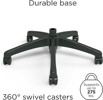 Staples Dexley Ergonomic Task Chair, Mesh, Ergonomic, Lumbar Support, Adjustable Height, Black