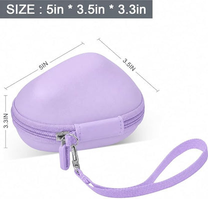 ANKHOH Case for Logitech Lift Vertical Ergonomic Mouse, Travel Carrying Holder Storage Box for Logi Wireless Bluetooth Cordless Upright Mouse - Bag Only (Purple)