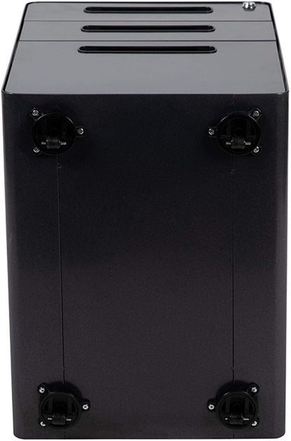 Flash Furniture Wren Ergonomic 3-Drawer Mobile Locking Filing Cabinet with Anti-Tilt Mechanism and Hanging Drawer for Legal & Letter Files, Black