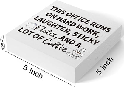 mmiishe Motivational Gifts for Women Funny Office Decorations for Work | Desk Decor for Coworkers Leader Women Cubicle Accessories for Office Meeting Rooms Wooden Box Sign for Birthday 5 x 5 Inches