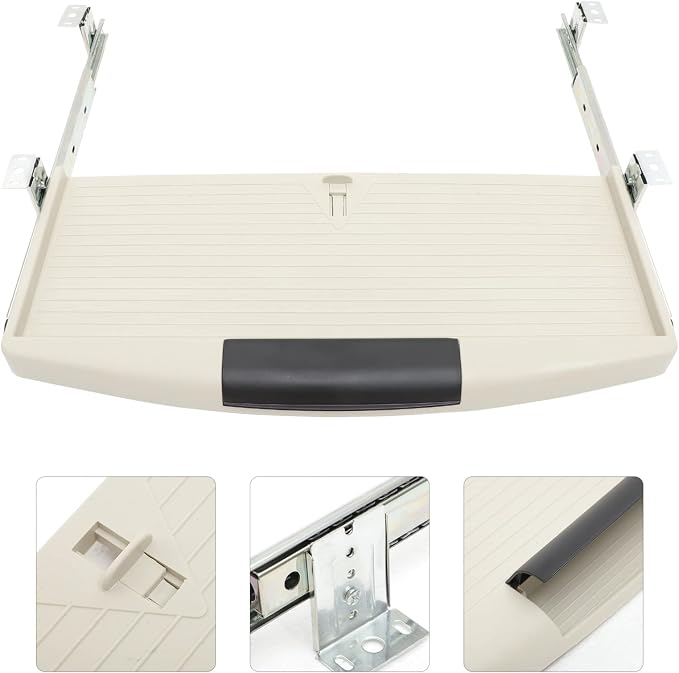 MAGICLULU 1pc Computer Keyboard Case Keyboard Tray Under Table Keyboard Drawer Computer Holder for Desk Computer Mount for Desk Computer Keyboard Stand Keyboard Storage Case Drawer Type Box