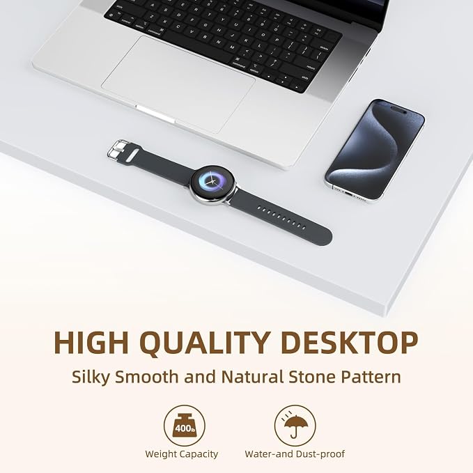 Universal Solid One-Piece Wood Table Top, 48"x30"x1" Workbench Top - Rectangular Particle Board for Standing Desk, Home Office Desk Countertop DlY, Washer Dryer, Coffee, Bar Tabletop