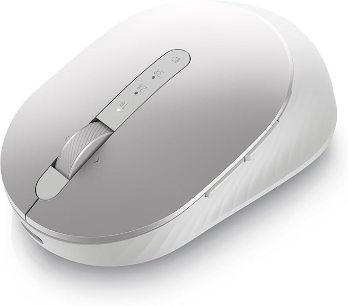 Dell Premier Rechargeable Wireless Mouse - MS7421W - Silver - Wireless, 7 Buttons, Adjustable at 1000, 1600 (default), 2400 and 4000, Six Months of Battery Life