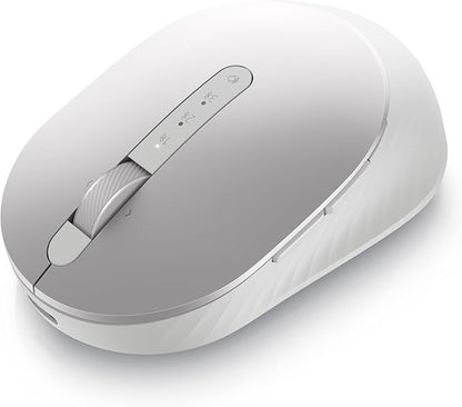 Dell Premier Rechargeable Wireless Mouse - MS7421W - Silver - Wireless, 7 Buttons, Adjustable at 1000, 1600 (default), 2400 and 4000, Six Months of Battery Life