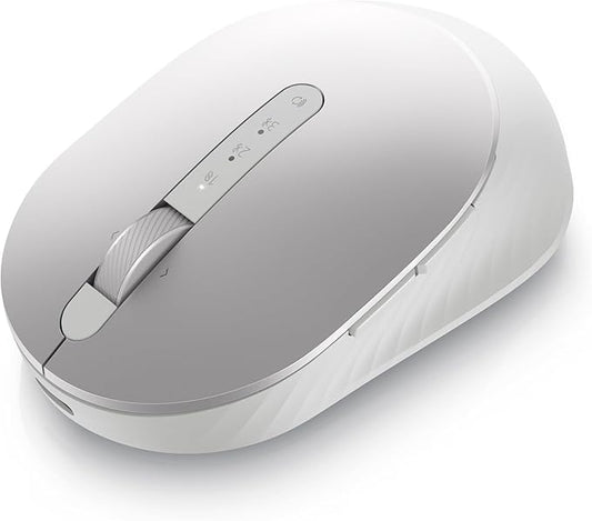 Dell Premier Rechargeable Wireless Mouse - MS7421W - Silver - Wireless, 7 Buttons, Adjustable at 1000, 1600 (default), 2400 and 4000, Six Months of Battery Life