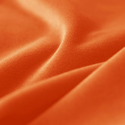 Deisy Dee Stretch XL/Oversized Extra Large Velvet Dining Room Chair Covers for Kitchen Dining，Removable Washable Chair Protectors Slipcovers (Orange, 4)