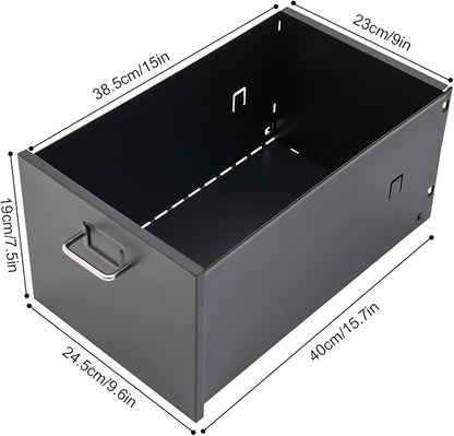3 Drawers File Cabinet Locking Vertical File Cabinet Under Desk Small File Cabinet with Wheels for Home Office (Black)