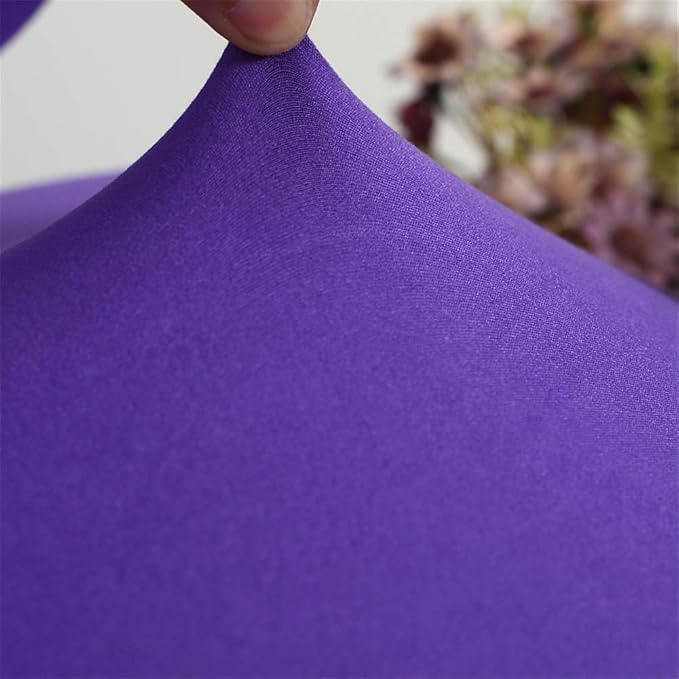 Jinzio Computer Office Chair Cover - Split Protective & Stretchable Cloth Polyester Universal Desk Task Chair Chair Covers Stretch Rotating Chair Slipcover, Purple