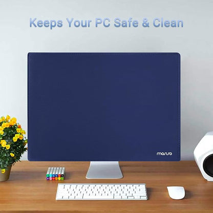 MOSISO Monitor Dust Cover 26, 27, 28, 29 inch Anti-Static Dustproof LCD/LED/HD Panel Case Computer Screen Protective Sleeve Compatible with iMac 27 inch, 26-29 inch PC, Desktop and TV, Royal Blue