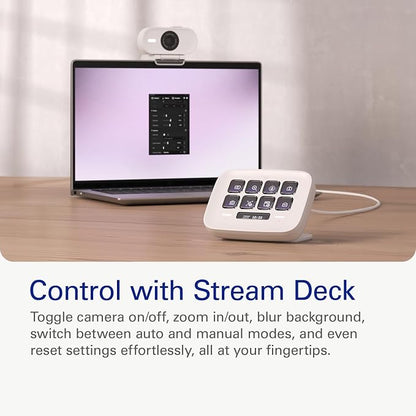 Elgato Facecam Neo, Full HD Webcam with Privacy Shutter | 1080p60 true HD video, HDR enabled, Plug and play setup, Easy-slide shutter, Zero-plastic packaging, USB-C