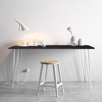 Kaboon 48x26 inches Tabletop, Solid One-Piece Desktop for Sit Stand Desk, Double Desks, L Desk DIY,Wood Countertop Home or Commercial Use,1 inch Thick,Could Atlas/Black Marble, 26" D x 48" W