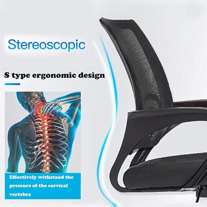 BestOffice Office Chair Desk Chair Mesh Computer Chair Back Support Modern Executive Adjustable Arms Rolling Swivel Chair for Women, Men(3 Pack)