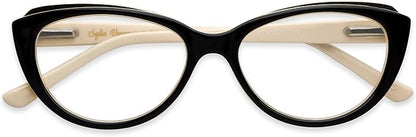 Foster Grant womens Sofia Blue Light Multi Focus™ Reading Glasses Cat-Eye Reading Glasses