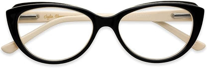Foster Grant womens Sofia Blue Light Multi Focus™ Reading Glasses Cat-Eye Reading Glasses