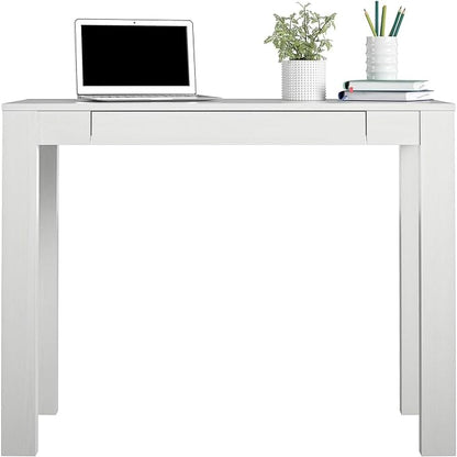 Office Desk Minimalist Desk with Storage Drawer Study Table for Laptop and Paperwork Home Office Furniture(E)