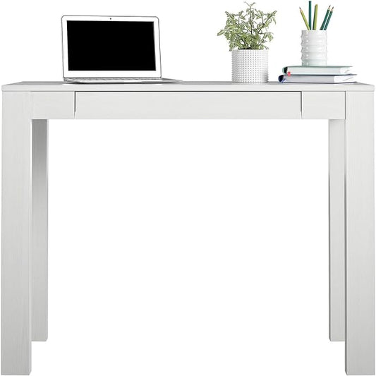 Office Desk Minimalist Desk with Storage Drawer Study Table for Laptop and Paperwork Home Office Furniture(E)