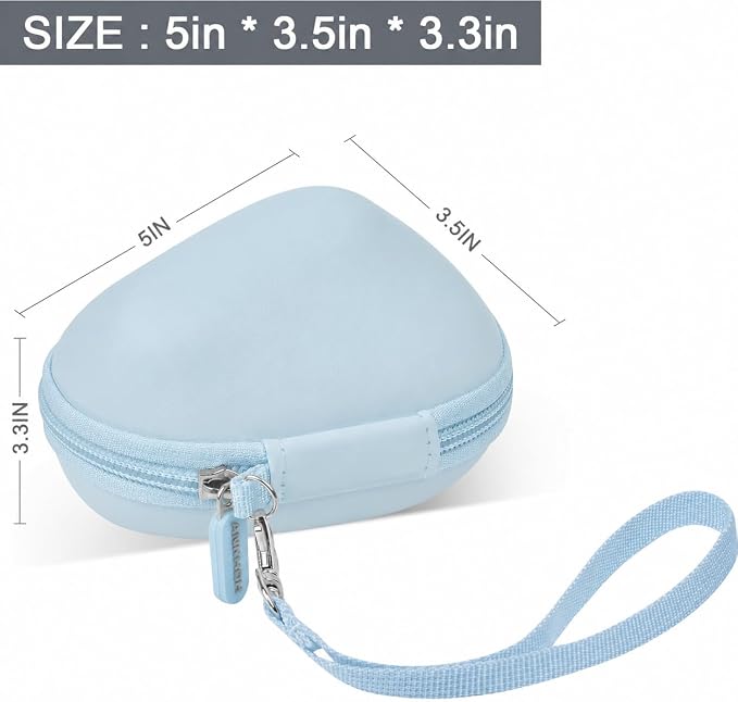 ANKHOH Case for Logitech Lift Vertical Ergonomic Mouse, Travel Carrying Holder Storage Box for Logi Wireless Bluetooth Cordless Upright Mouse - Bag Only (Blue)