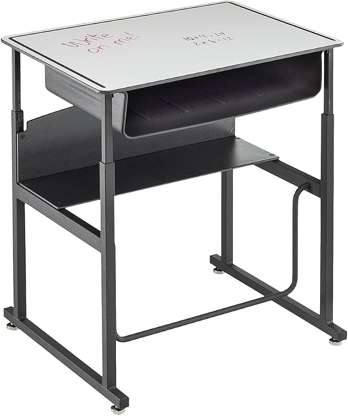 Safco Alphabetter Desk, 28" x 20", Dry Erase Classroom and Home School Desk