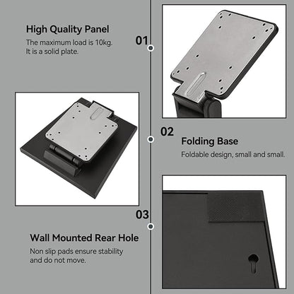 LCD Monitor Stand - VESA Hole 75x75mm & 100x100mm Folding Universal Monitor Desk Bracket