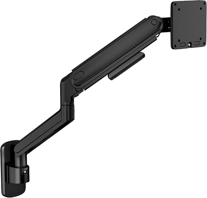 monTEK Single Monitor Wall Mount for 17 to 40 inch Screen, Heavy-Duty Holds up to 26.4lbs,Adjustable Full Motions Mechanical Spring Arm, VESA 75x75/100x100,Black