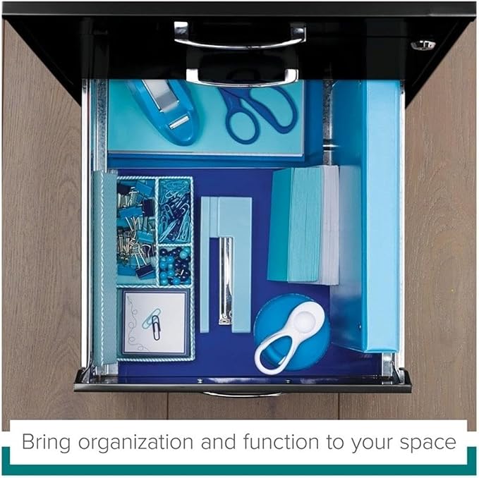 Pemberly Row 3 Drawers 27.32" Vertical White Metal Filing Cabinet Lockable Pre-Assembled Stationary Letter Size for Home, Office
