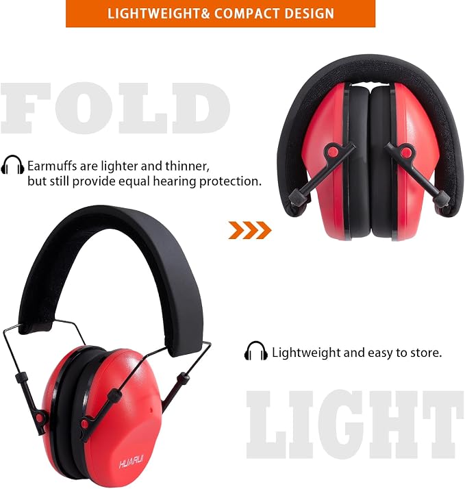 Ear Protection noise cancelling headphones For Adults, Children, Sensory Autism Hearing Protection Safety Earmuffs