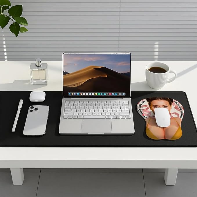 Custom Face Funny & Naughty Personalized Photo 3D Mouse Pad, Custom Face Sexy Body 3D Mouse Pads for Naughty Couple Funny Coworkers Troll, 3D Mouse Pads Adult Jokes Gifts for Couple Coworker Troll (2)