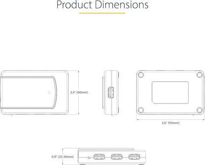 7 Port USB Hub USB 3.0 5Gbps