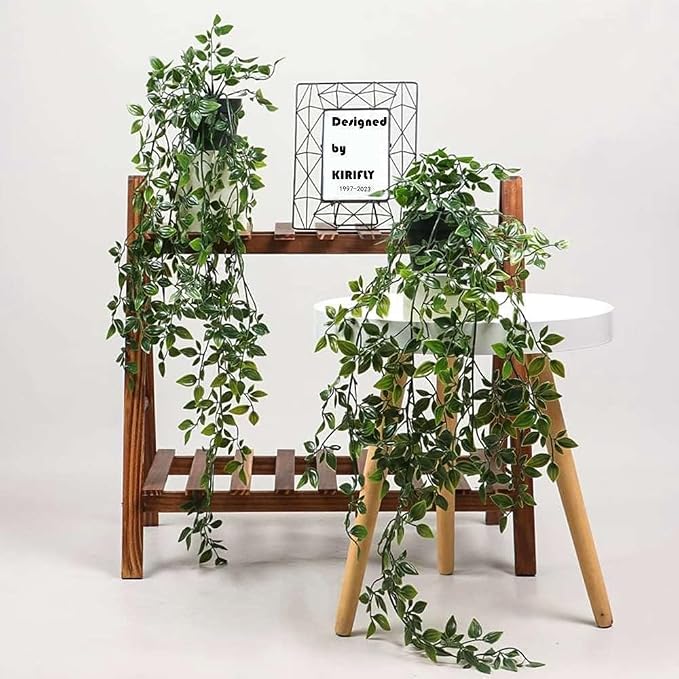 Artificial Potted Plants Set Eucalyptus Brugmansia Sweet Pea 3 Pack | Lifelike Leaves. UV-resistant, fade-proof for indoor/outdoor use. Perfect for home, office, patio & farmhouse decor.