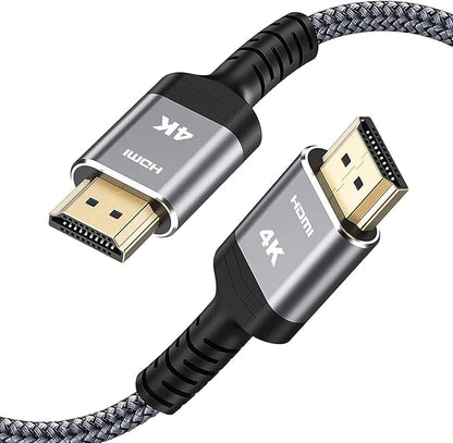 Highwings 4K Long HDMI 2.0 Cable 40FT/12m - 4K HDR Braided HDMI Cord, 18Gbps High Speed with Ethernet/ARC, 3D, HDCP 2.2, ARC, Compatible for PS-5/4/3/4K HDTV/Monitor/Projector/Streaming Media/Blu-ray