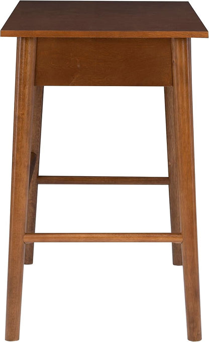 Melissa Mid Century Walnut Desk by Linon