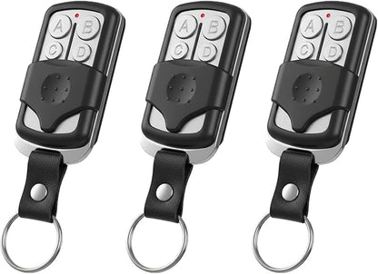 3 Pack Keychain Remote Work for LiftMaster Chamberlain Craftsman Garage Door Opener Remote, Replacement 893LM 893Max 891LM 971LM 973LM 371LM 373LM Garage Door Opener Control with Slide